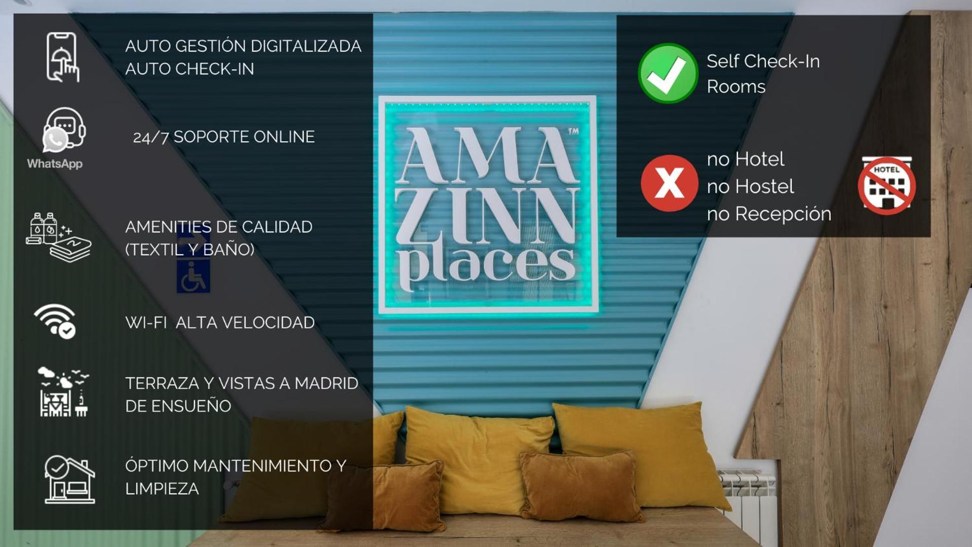 Amazinn Places Chamberi Madrid Bagian luar foto